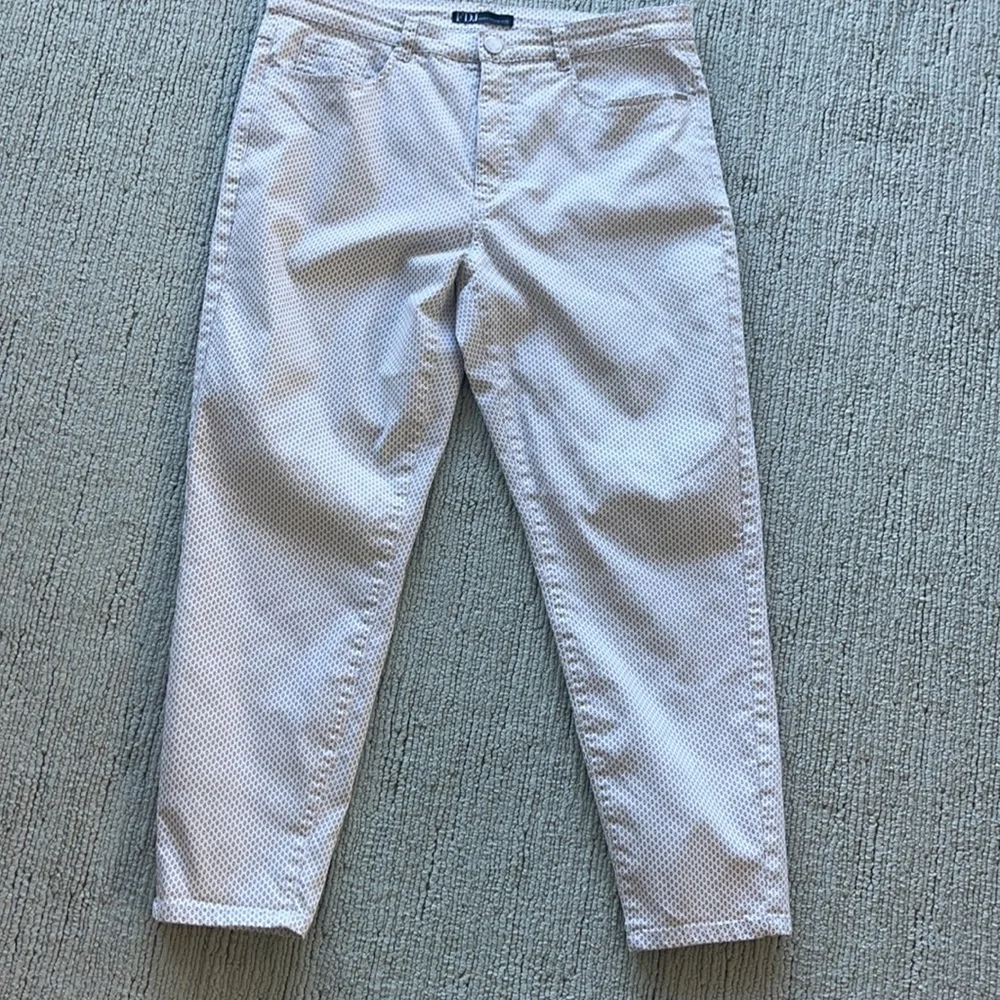 FDJ FRENCH DESIGN JEANS WHITE & BLACK 16 - Picture 5 of 10